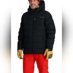 Men's Spyder Bromont Insulated Ski Jacket Size 3XL Black NEW